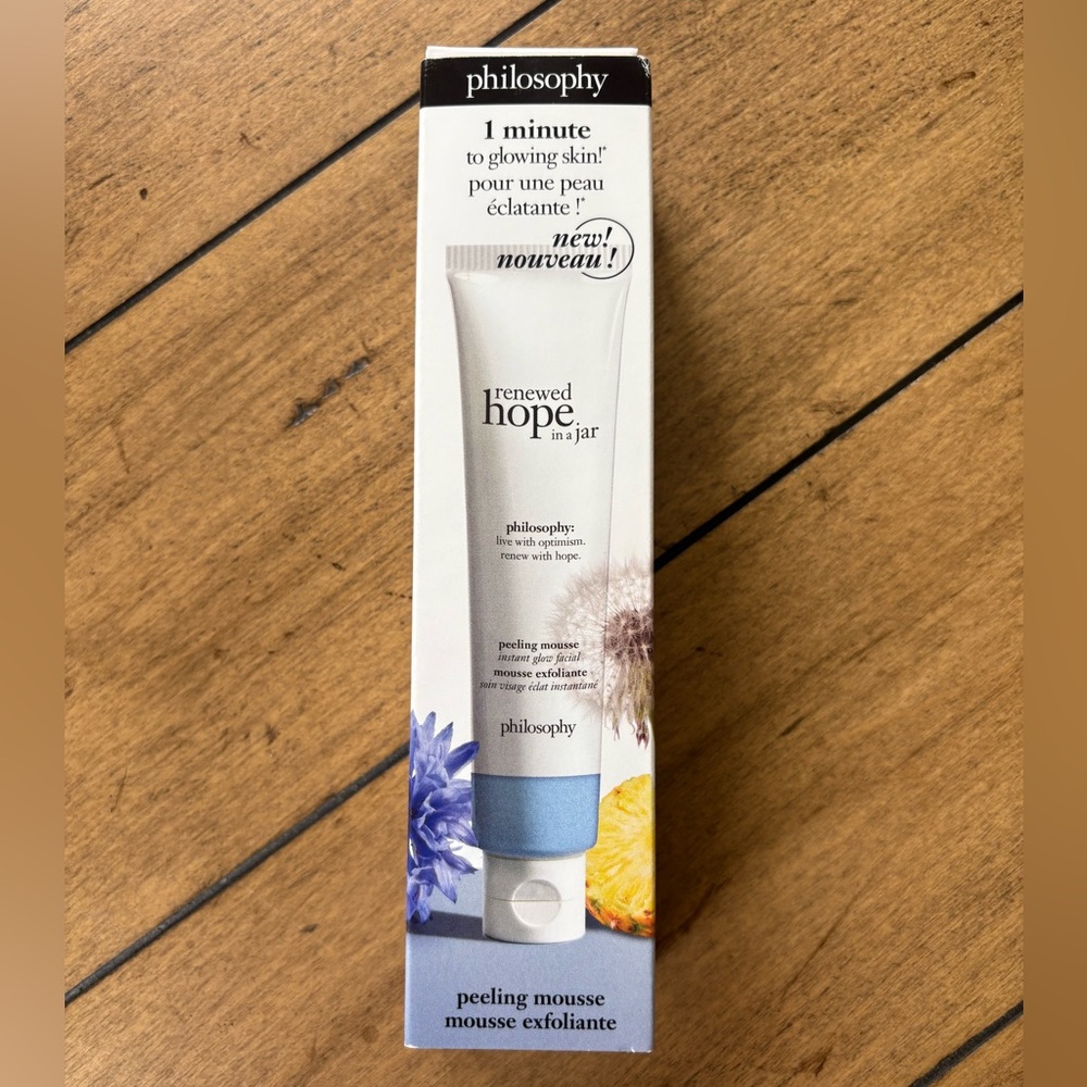 NIB Philosophy Hope in a Jar Instant Glow Peeling Mousse